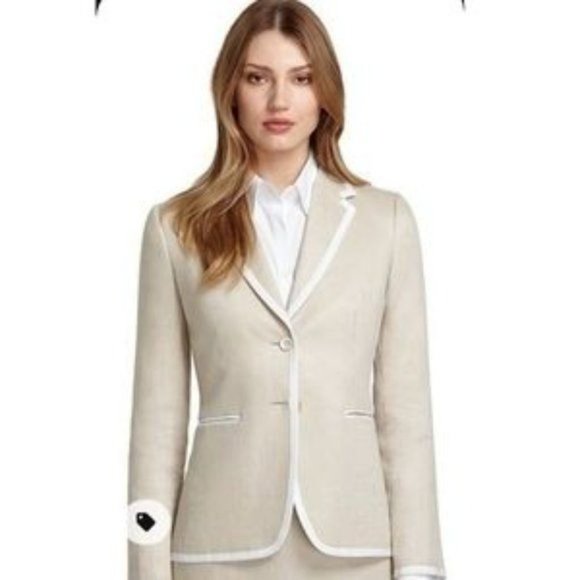 Brooks Brothers Stilette Linen Blazer - Picture 1 of 9